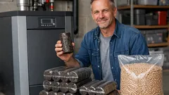 Sunflower husk briquettes vs wood pellets: cost, heat output, and ash compared