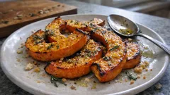 Italian-Style Oven-Roasted Pumpkin Slices With Rosemary and Thyme