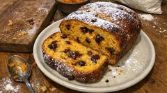 Pumpkin Brioche with Chocolate Chips—Soft, Fluffy, and Perfect with Coffee
